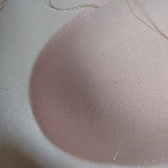 Vintage Pale Pink Hat with Mesh Bow and Net Veiling Fancy Formal Wedding Race Da - Picture 8 of 9